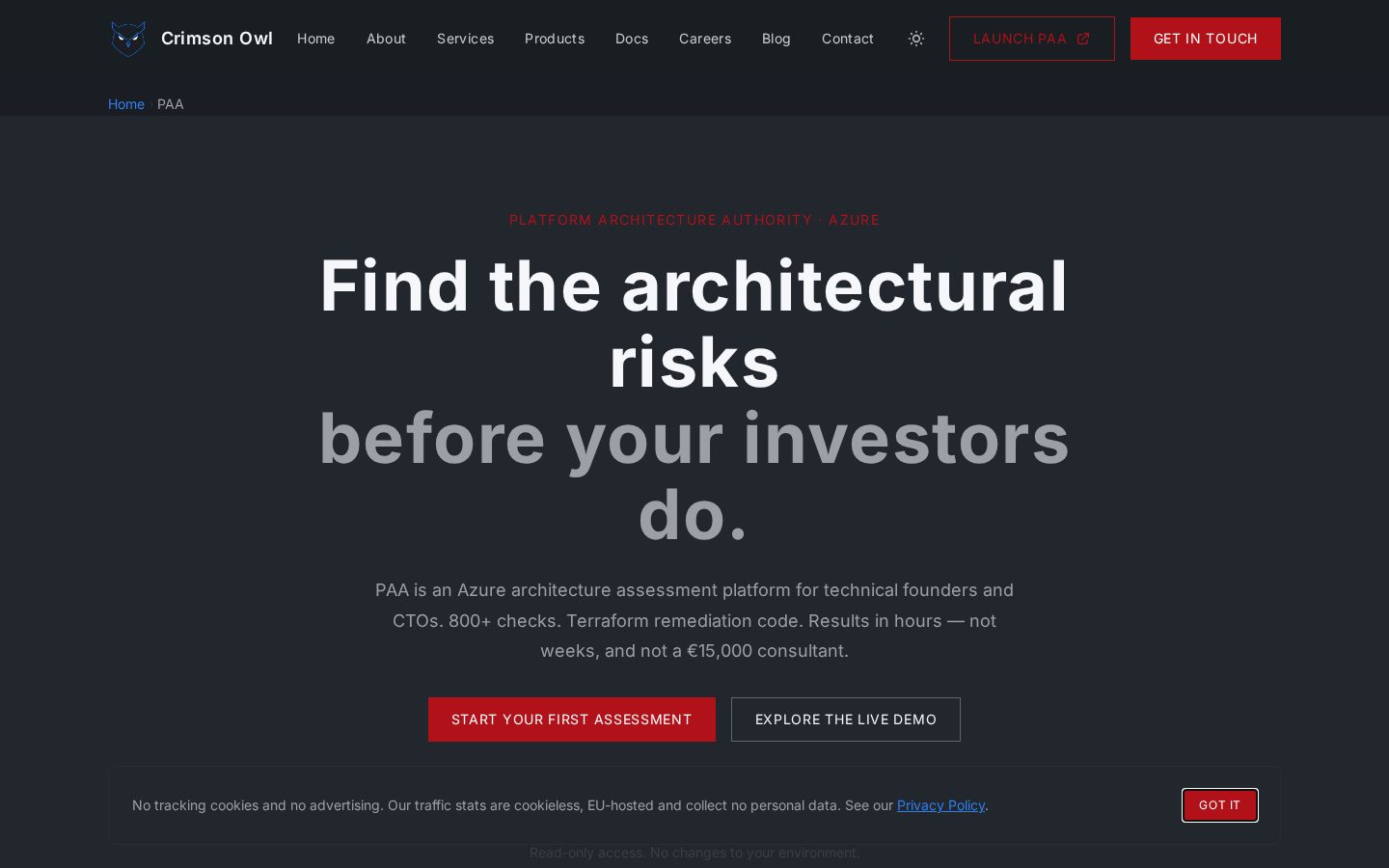 Platform Architecture Authority Homepage