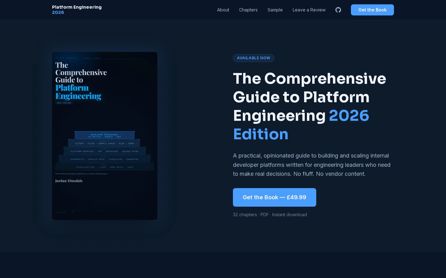 Platform Engineering Guide 2026 Homepage