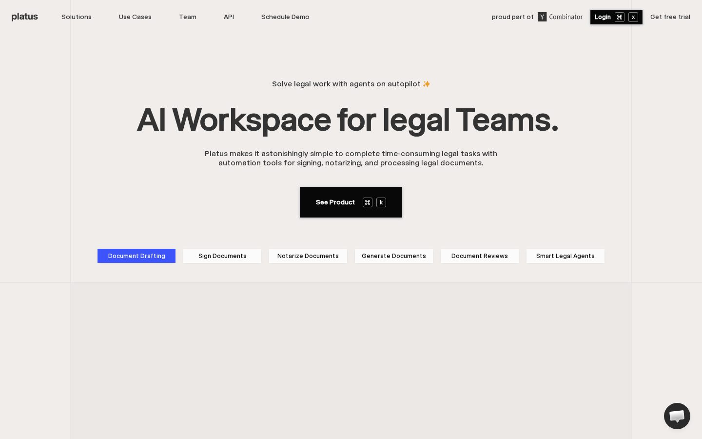 Platus Homepage