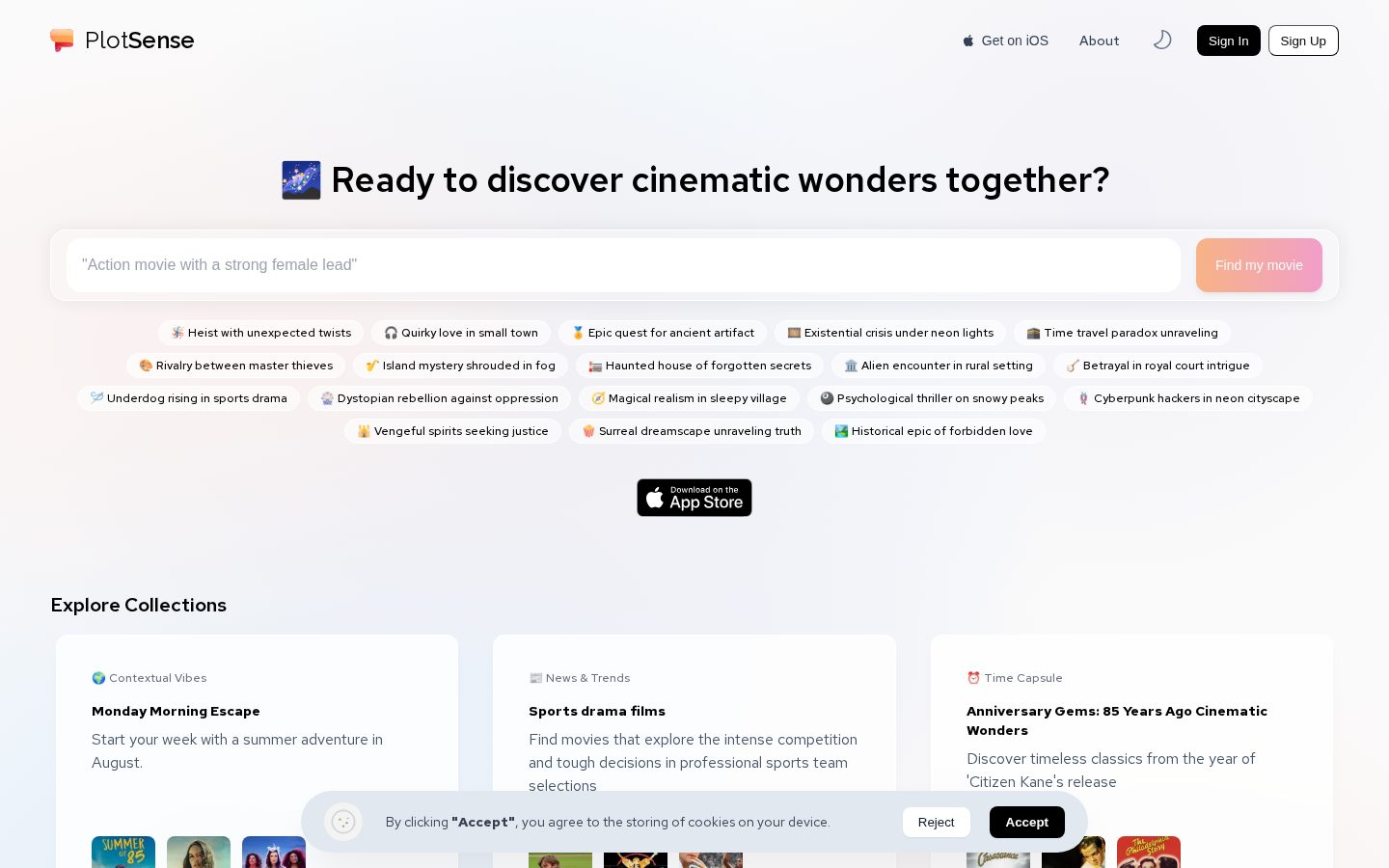 PlotSense Homepage