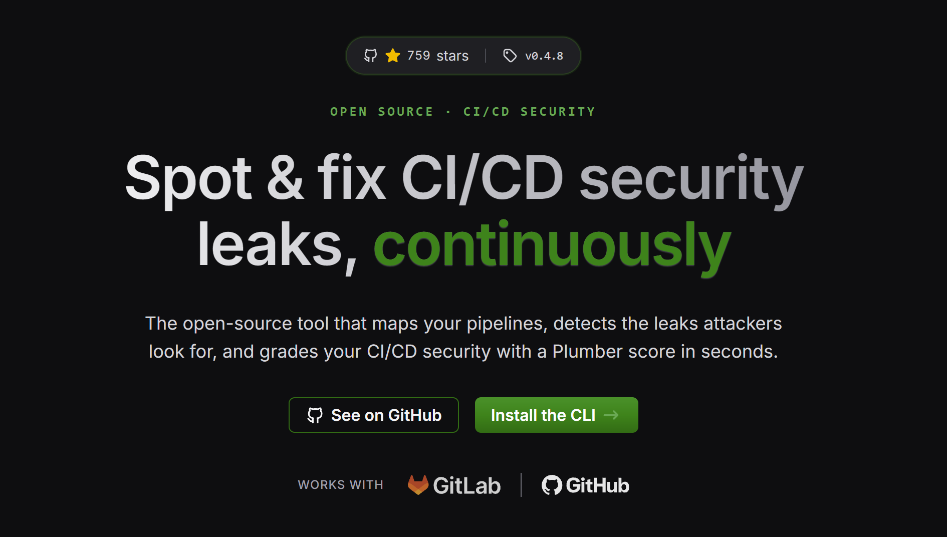 Homepage screenshot