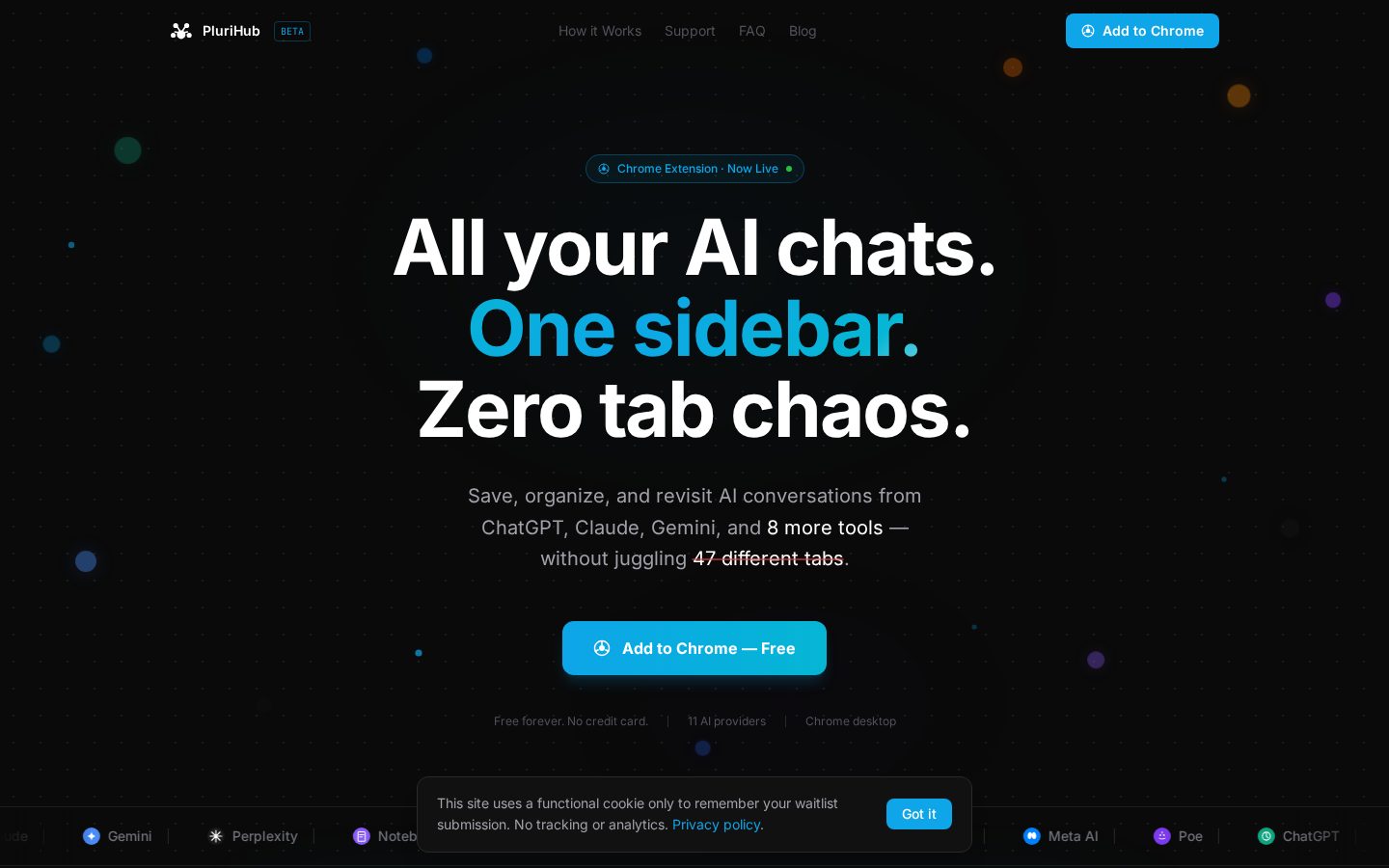 PluriHub Homepage