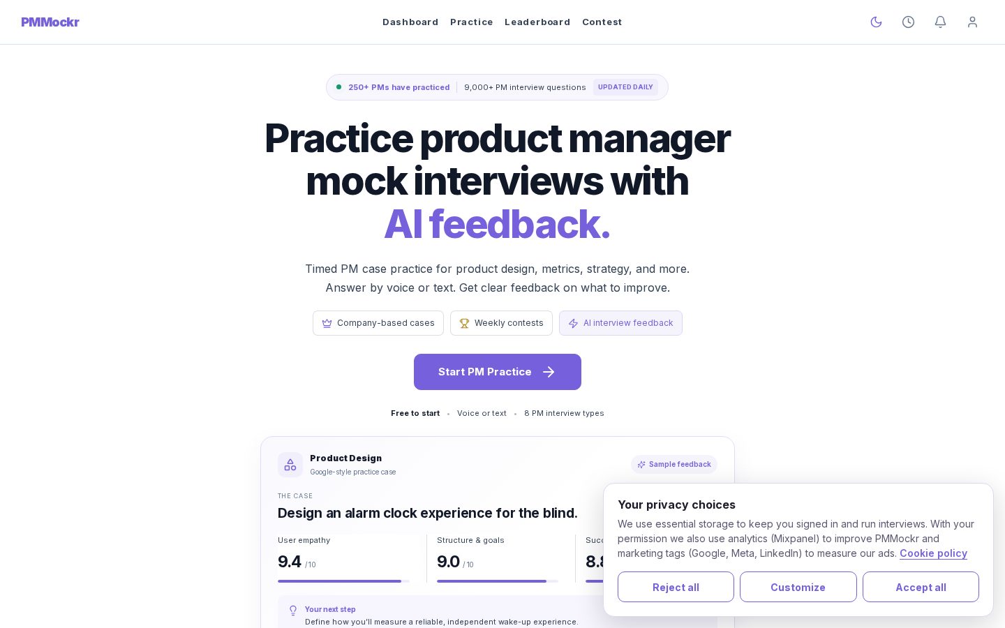 PMMockr Homepage