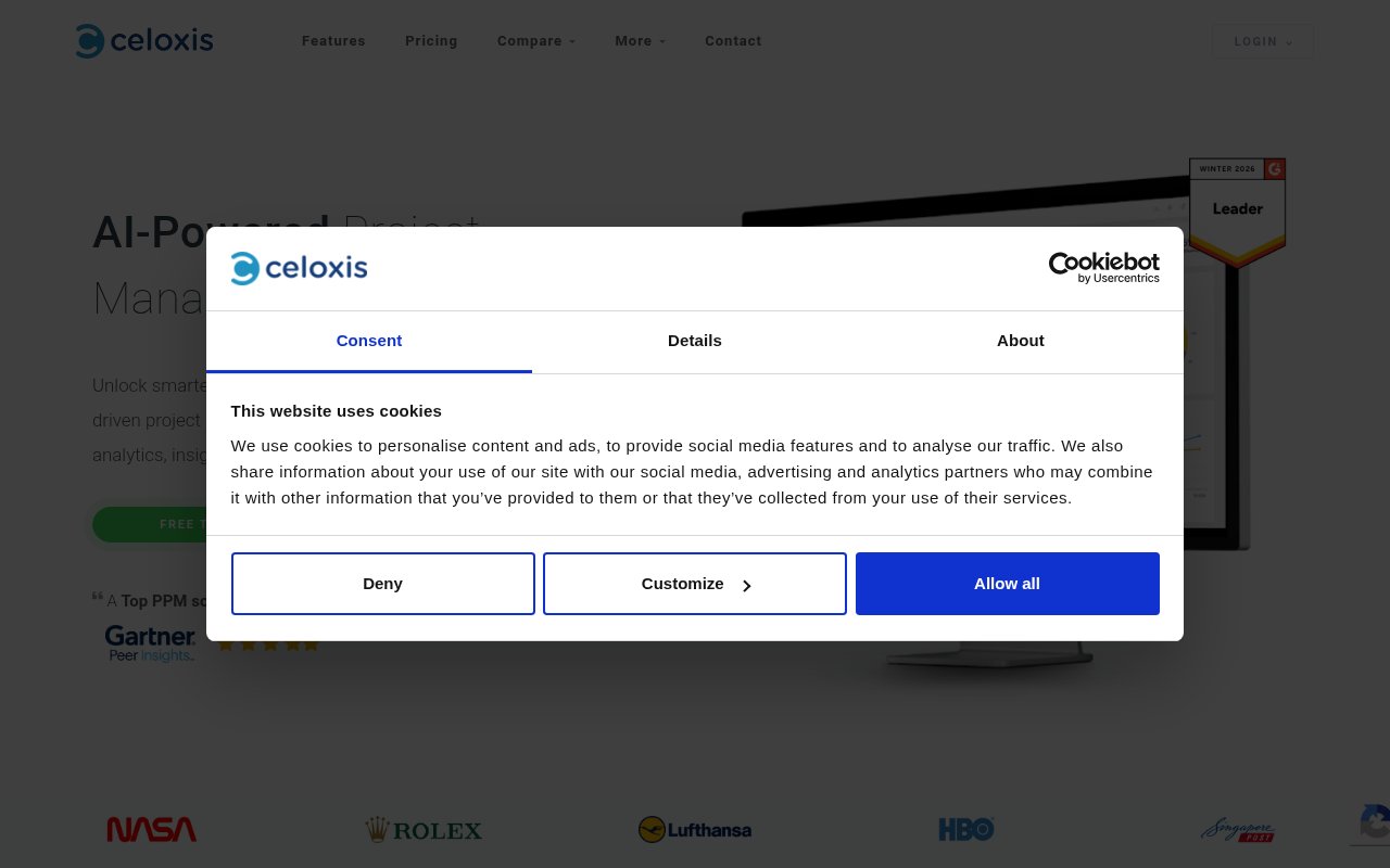 PMO Tools That Deliver homepage