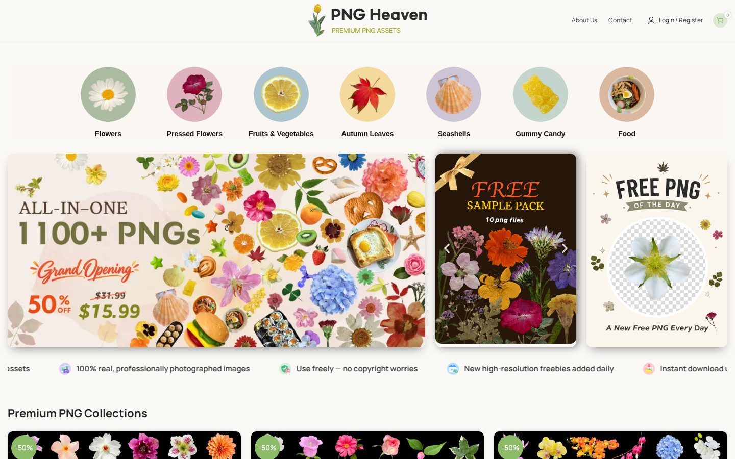 PNG Heaven Homepage