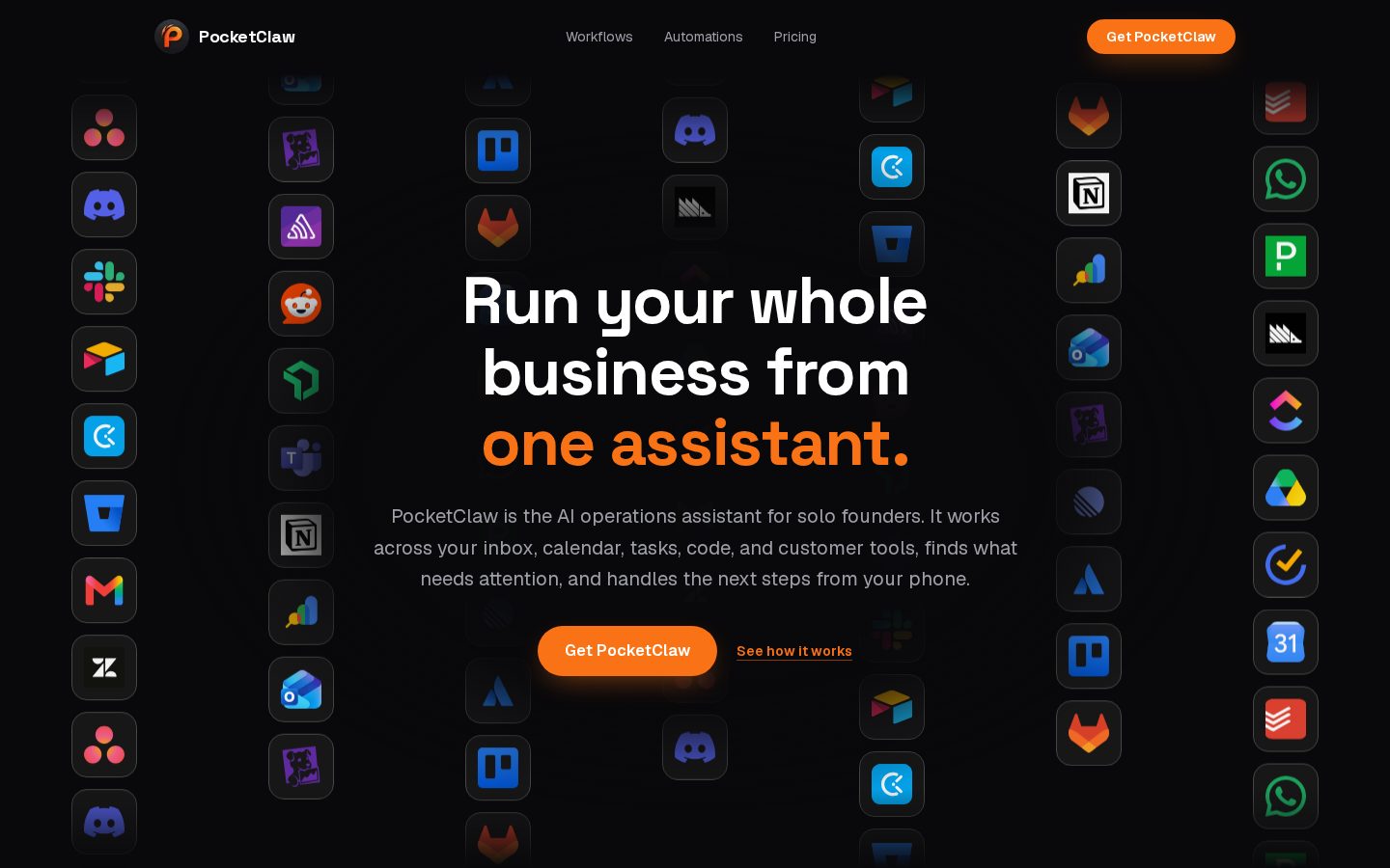 PocketClaw Homepage