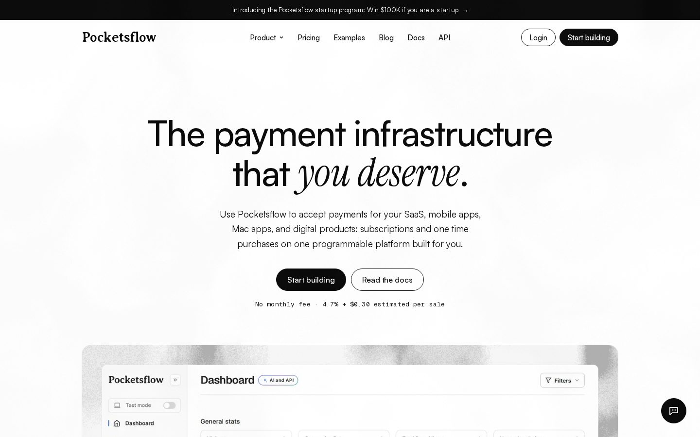 Pocketsflow Homepage