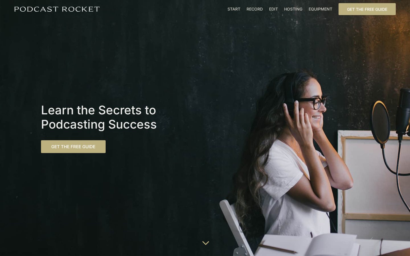 Podcast Rocket Homepage