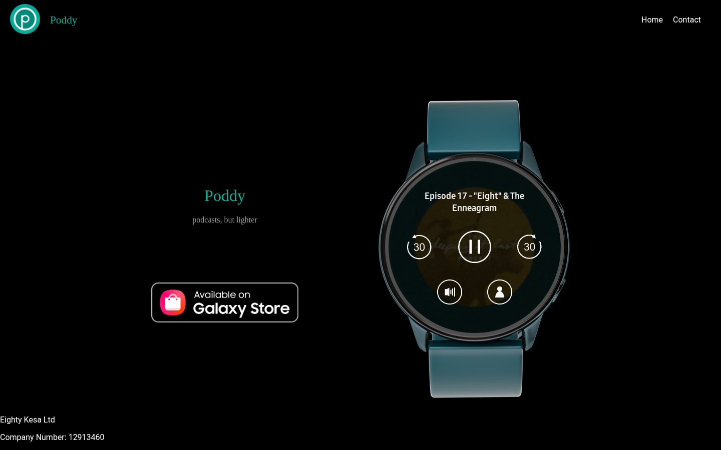 Poddy Homepage