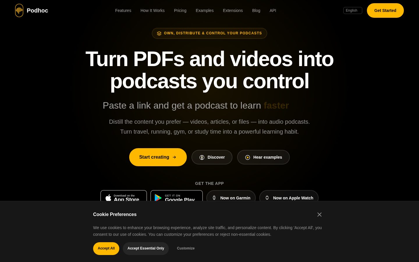 Podhoc Homepage