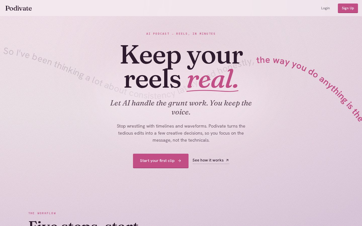 Podivate Homepage