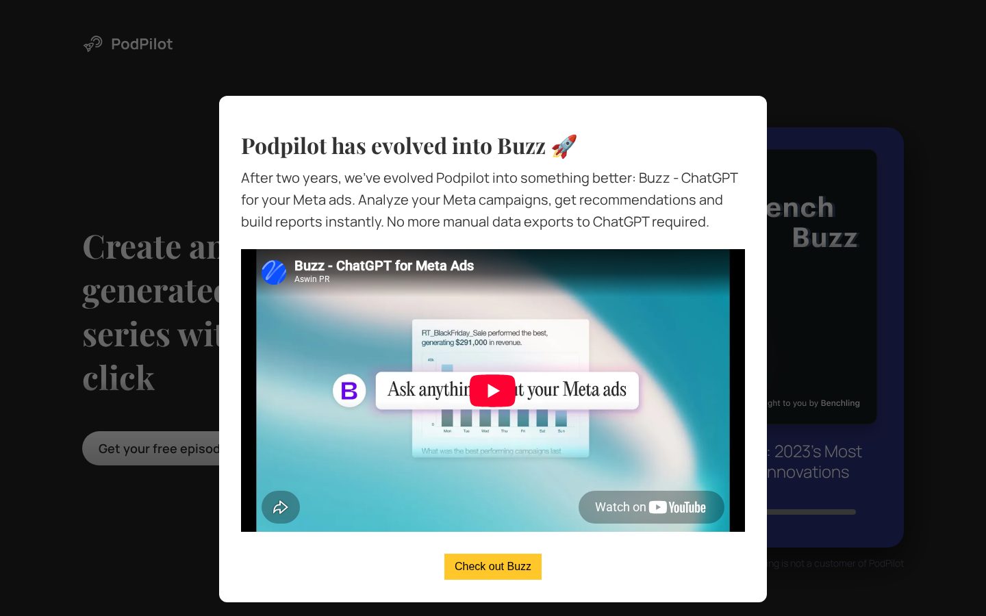 PodPilot Homepage