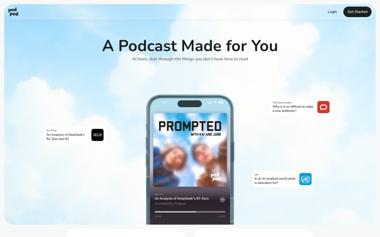 Podpod Homepage