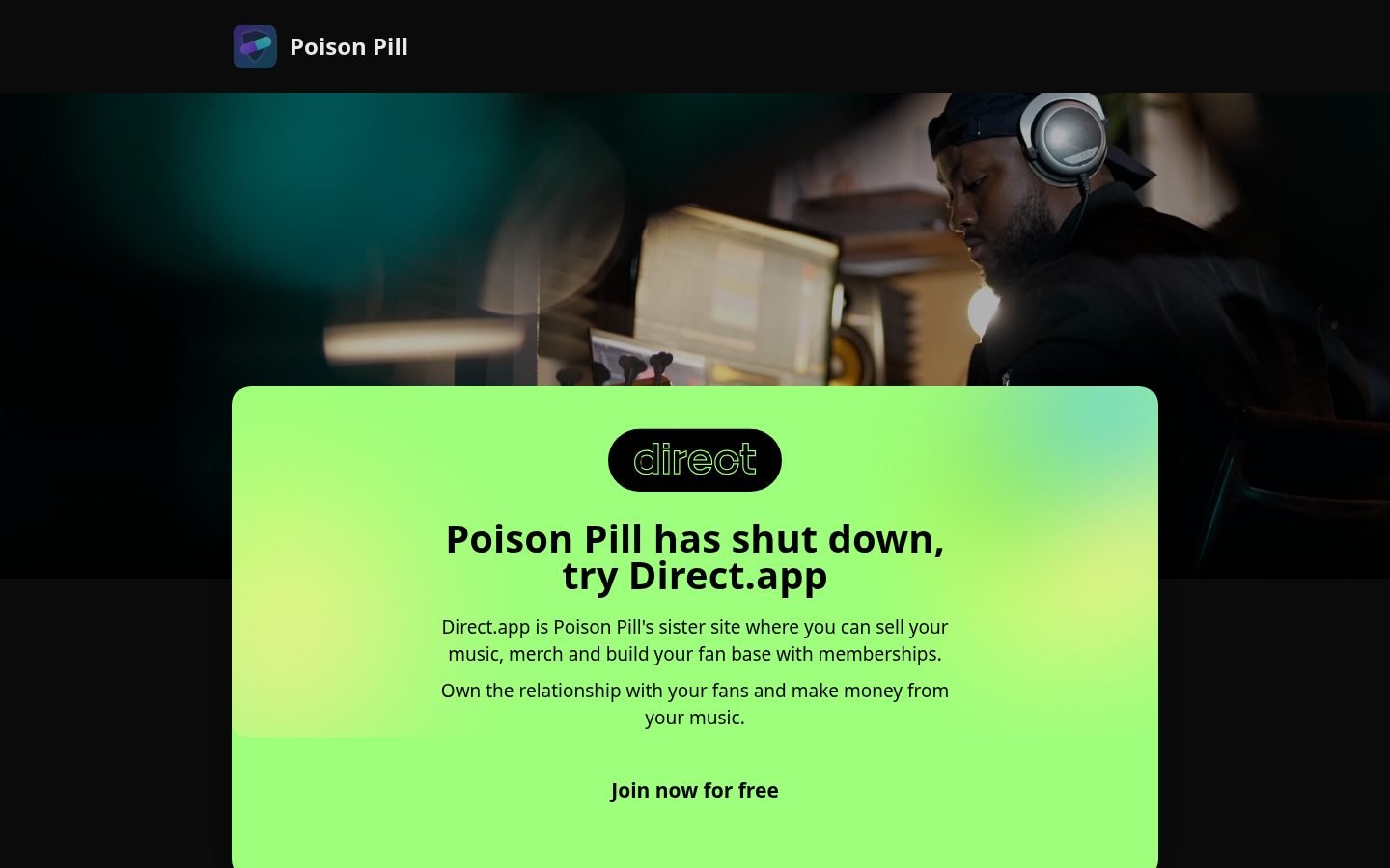 Poison Pill Homepage
