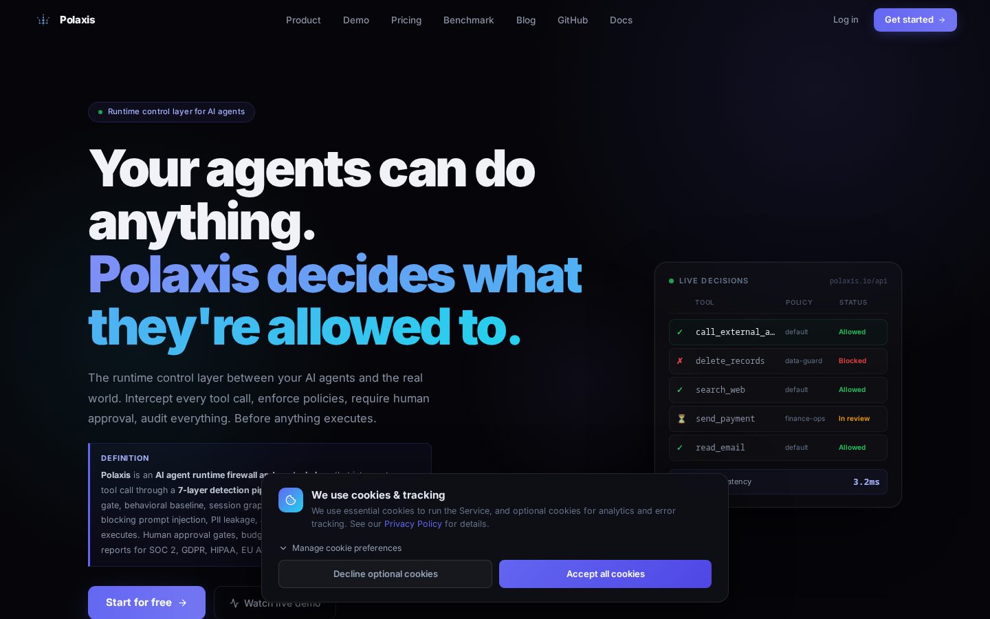 Polaxis Homepage