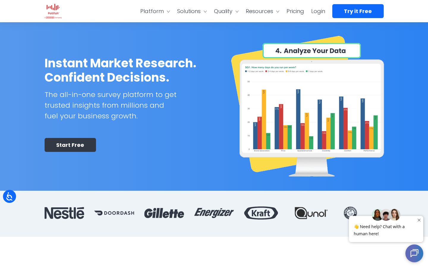 Pollfish Homepage