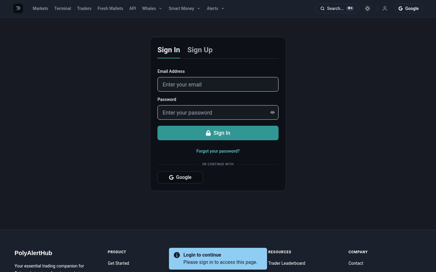 PolyAlertHub Pricing