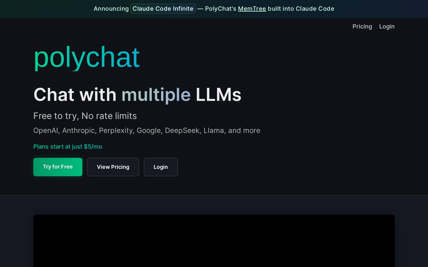 PolyChat Homepage