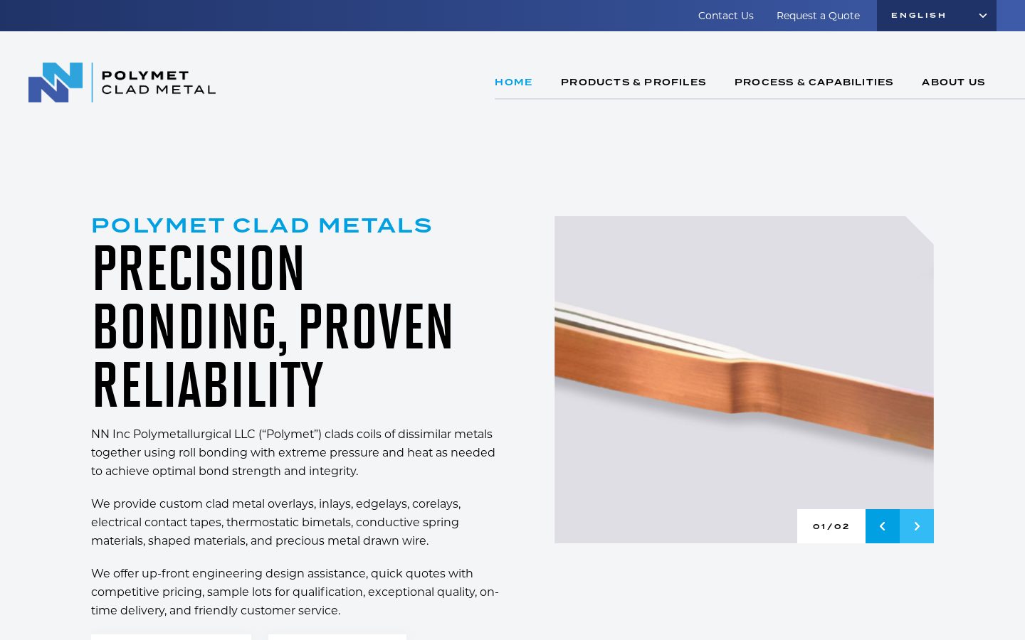Polymet Homepage