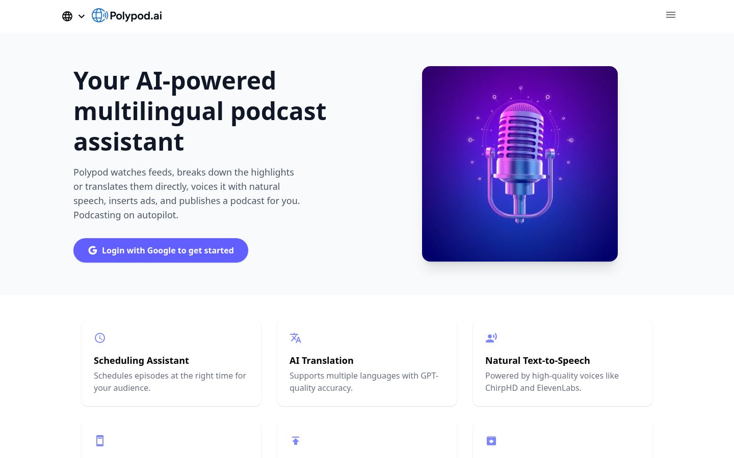 Polypod.ai Homepage