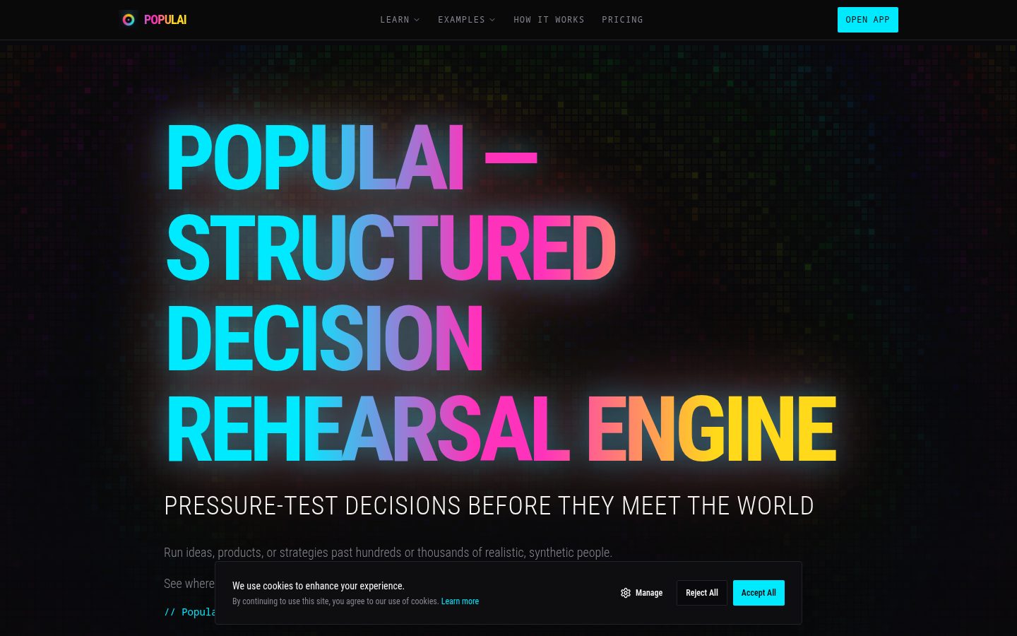 Populai Homepage