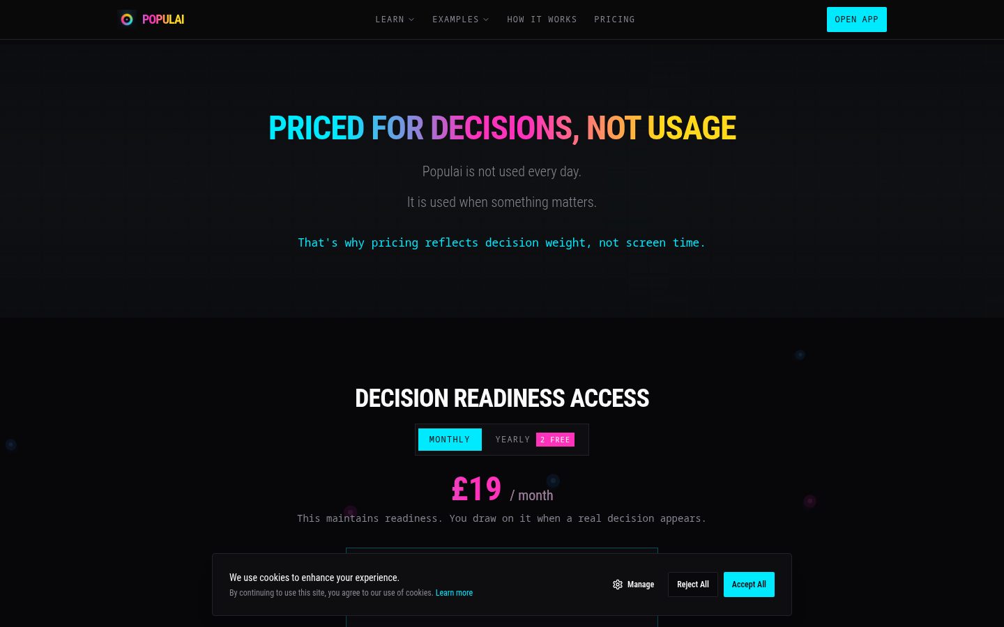 Populai Pricing