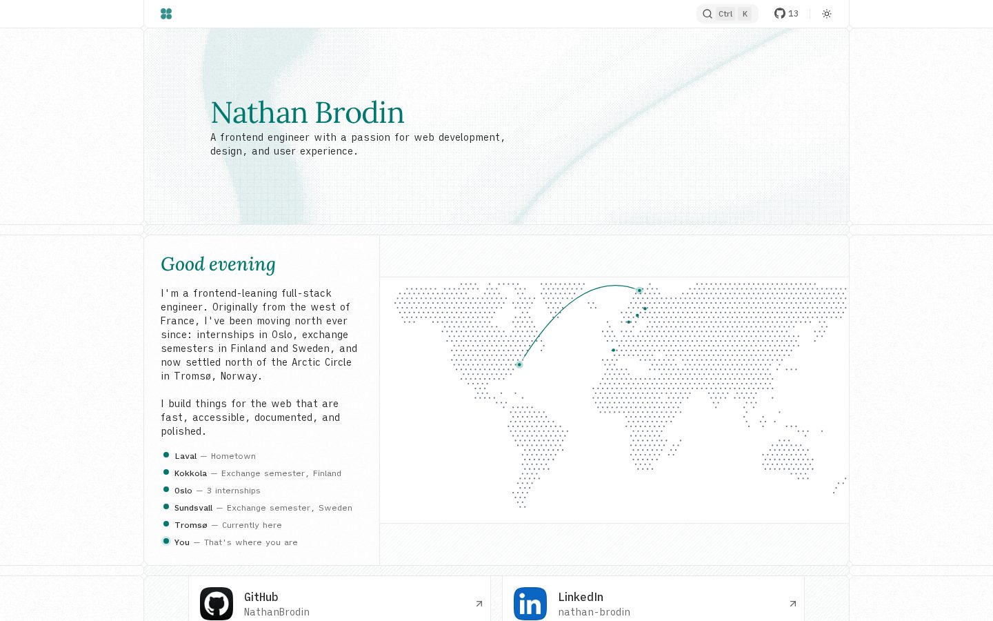 Portfolio Homepage