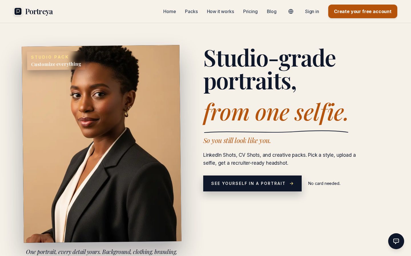 Portreya Homepage