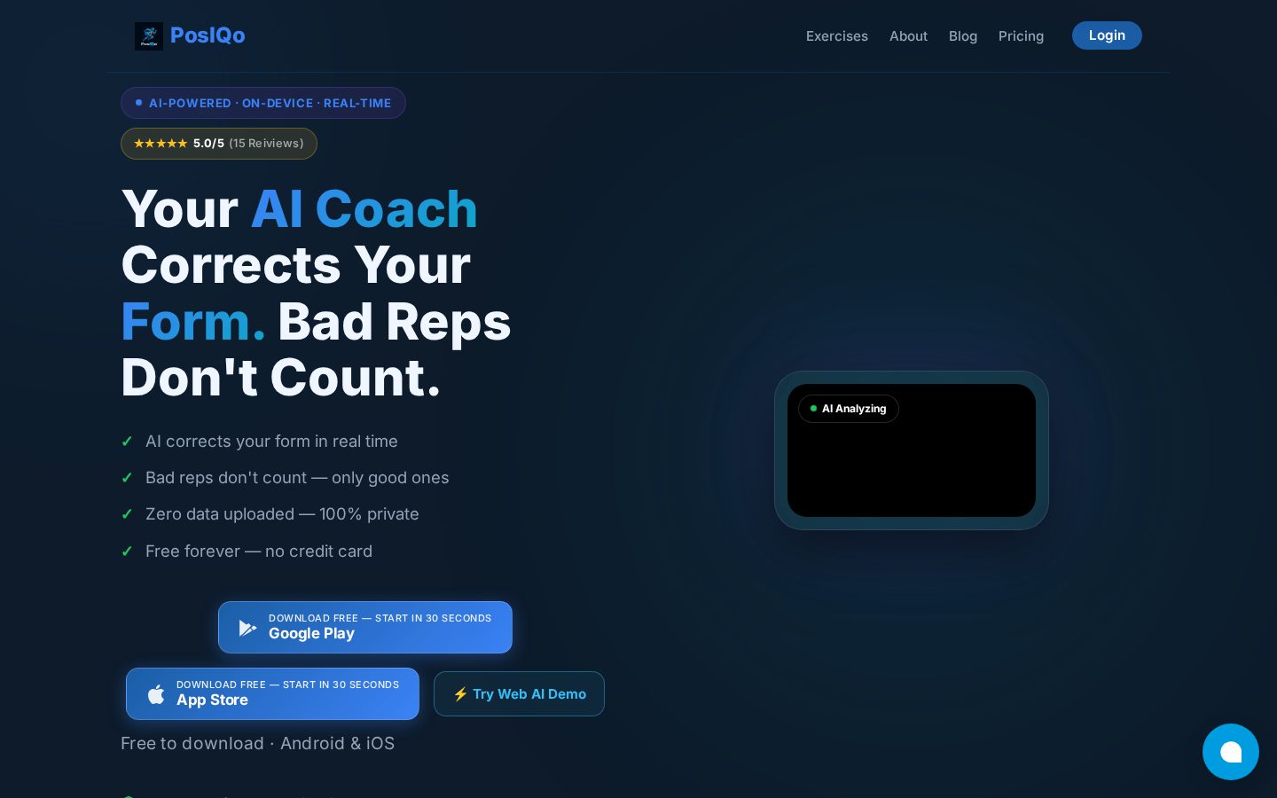 Posiqo Homepage