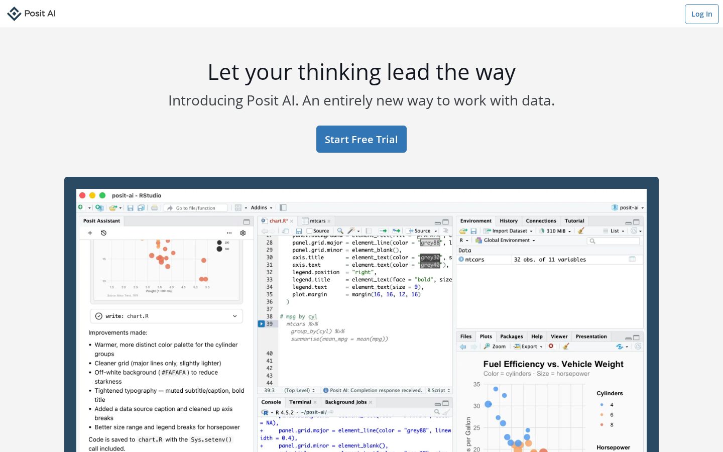 Posit Homepage