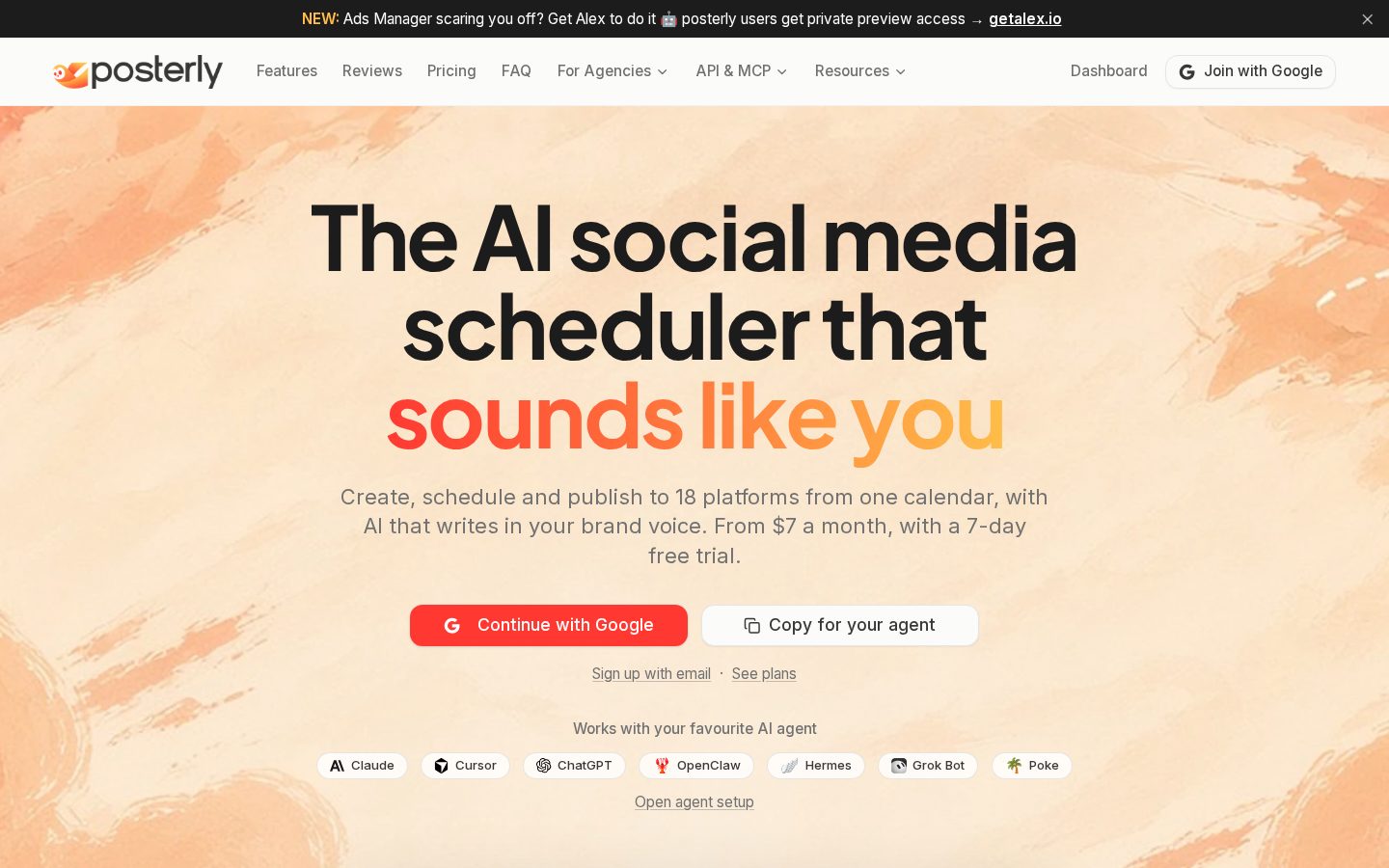 Posterly Homepage