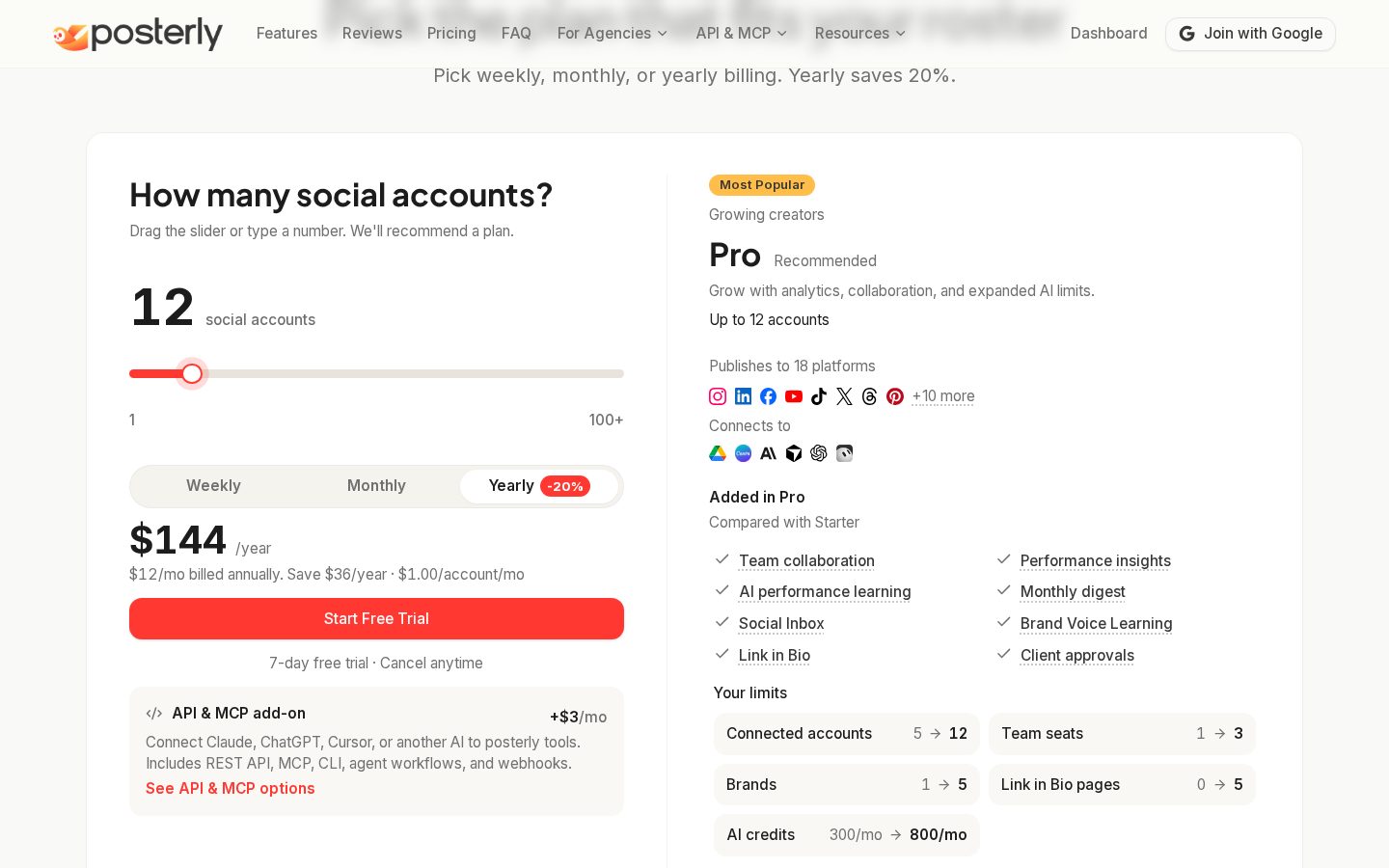 Posterly Pricing