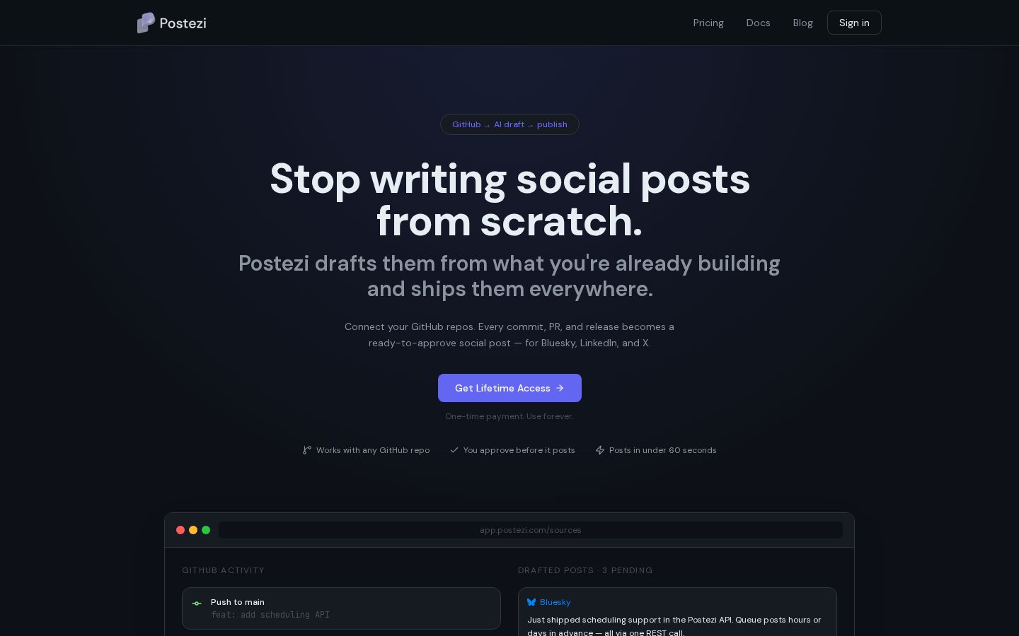 Postezi Homepage