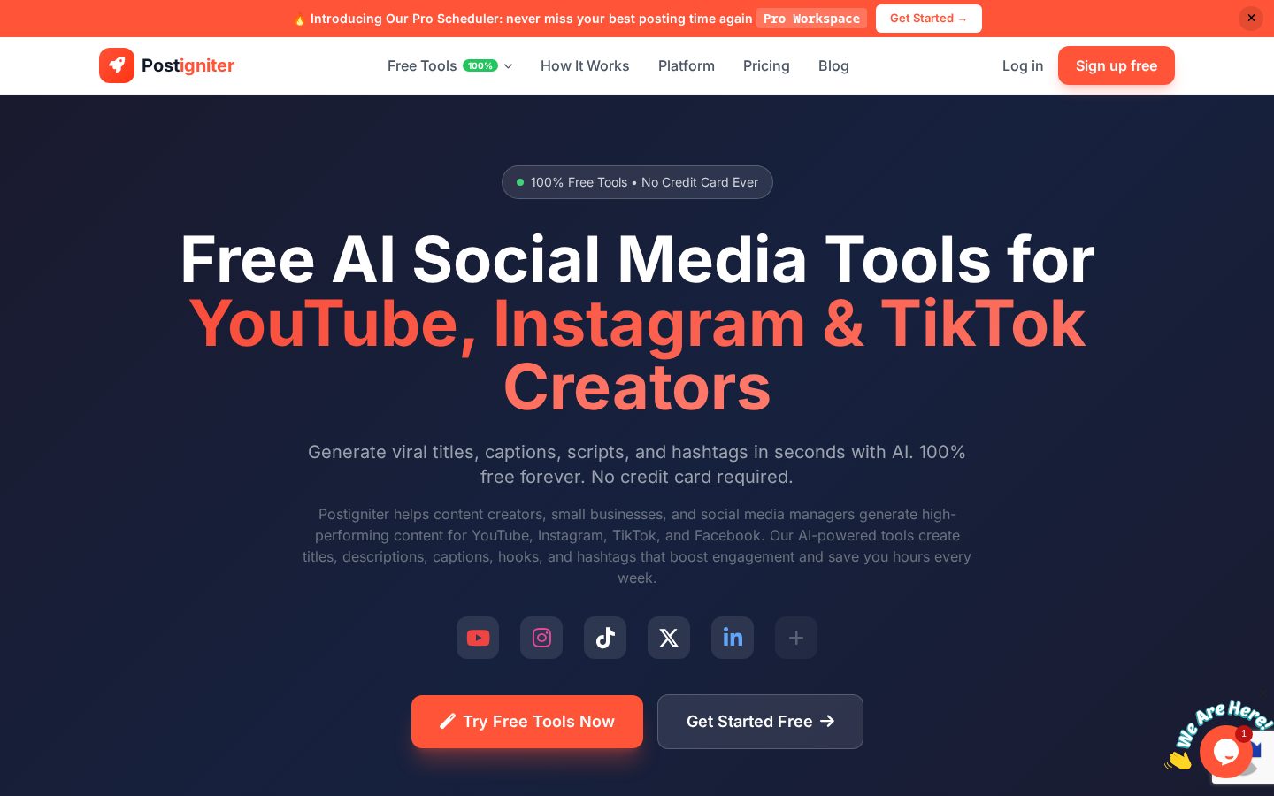 Postigniter Homepage