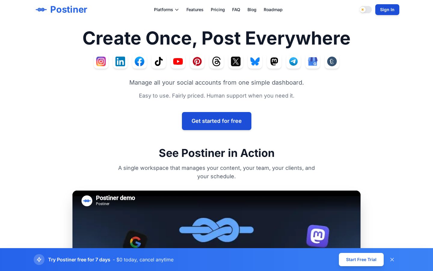 Postiner Homepage