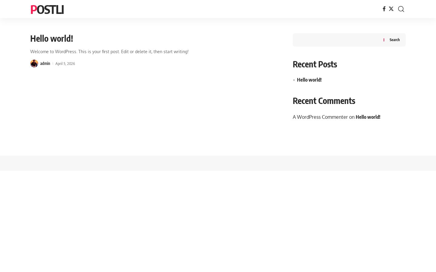 Postli Homepage