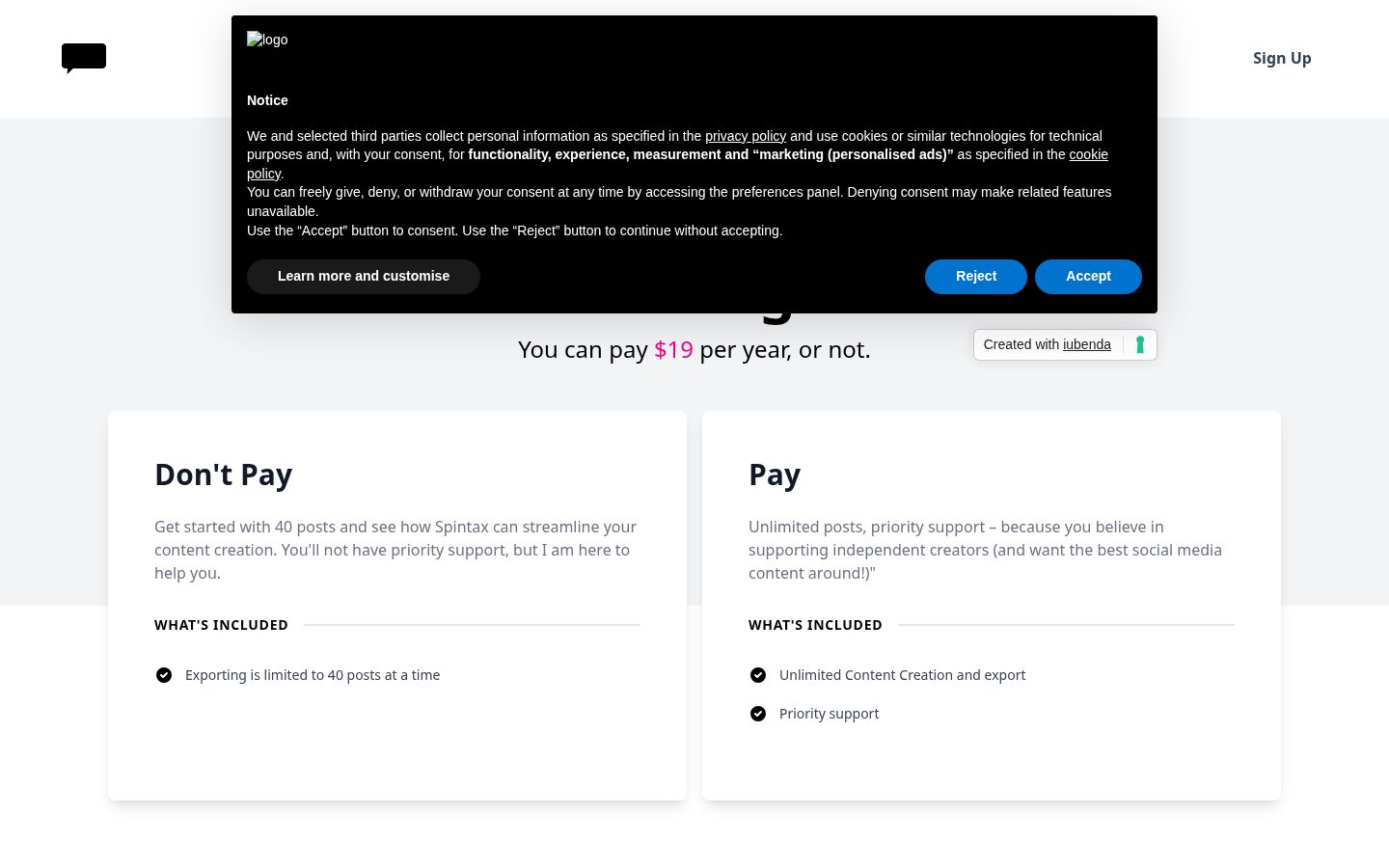 PostMaker Pricing
