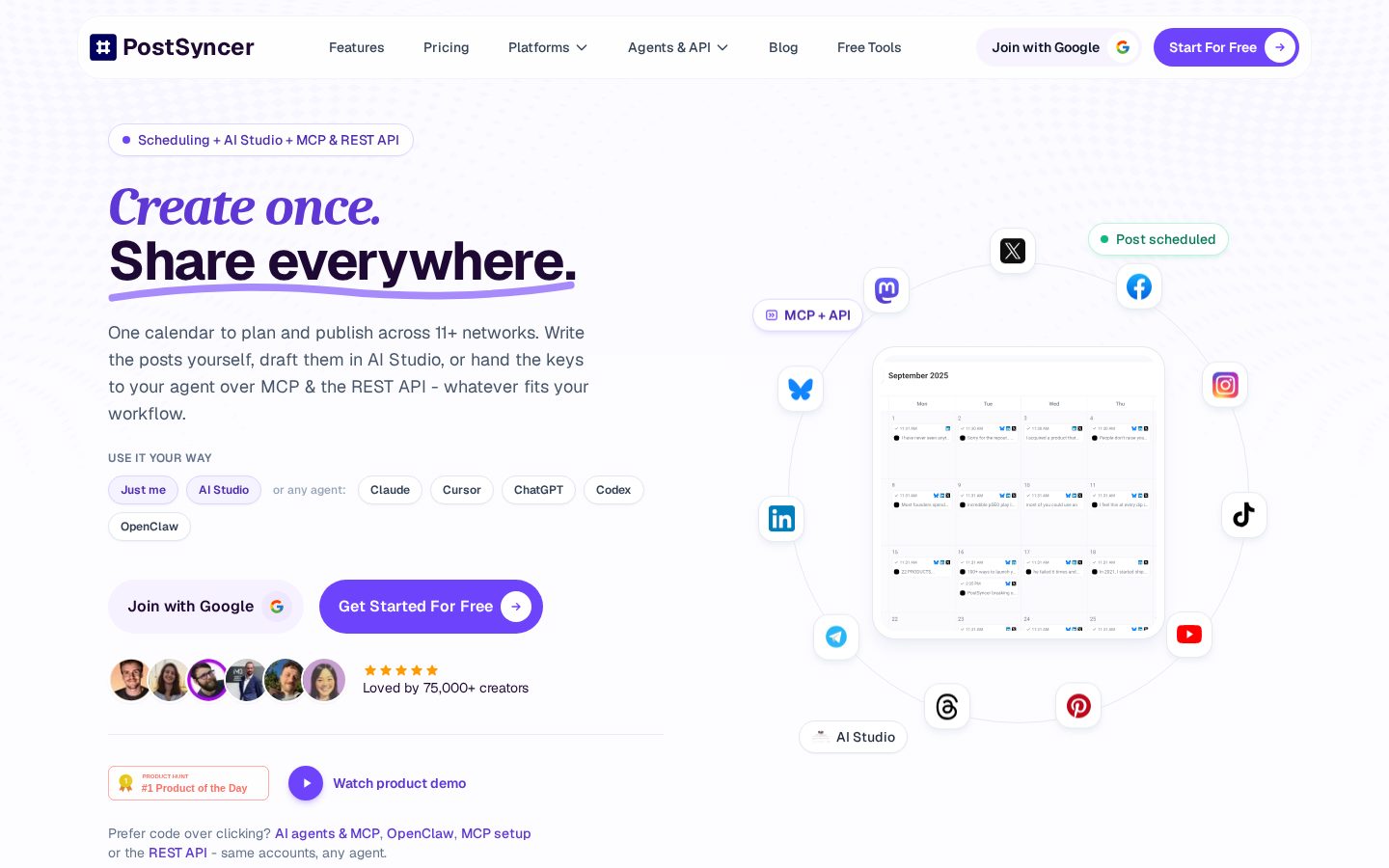 PostSyncer Homepage
