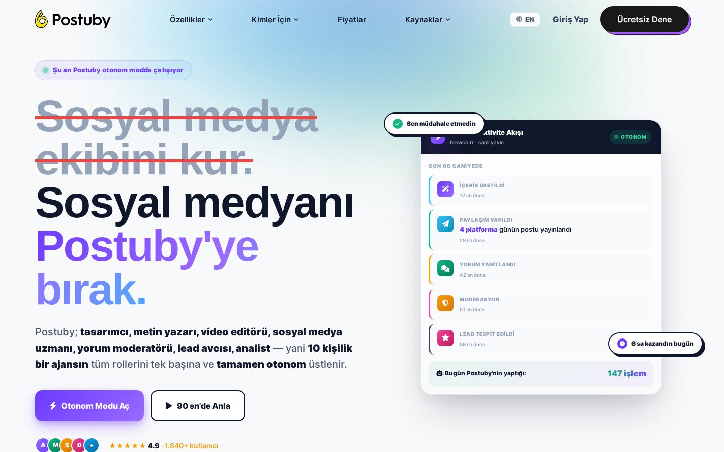 Postuby Homepage