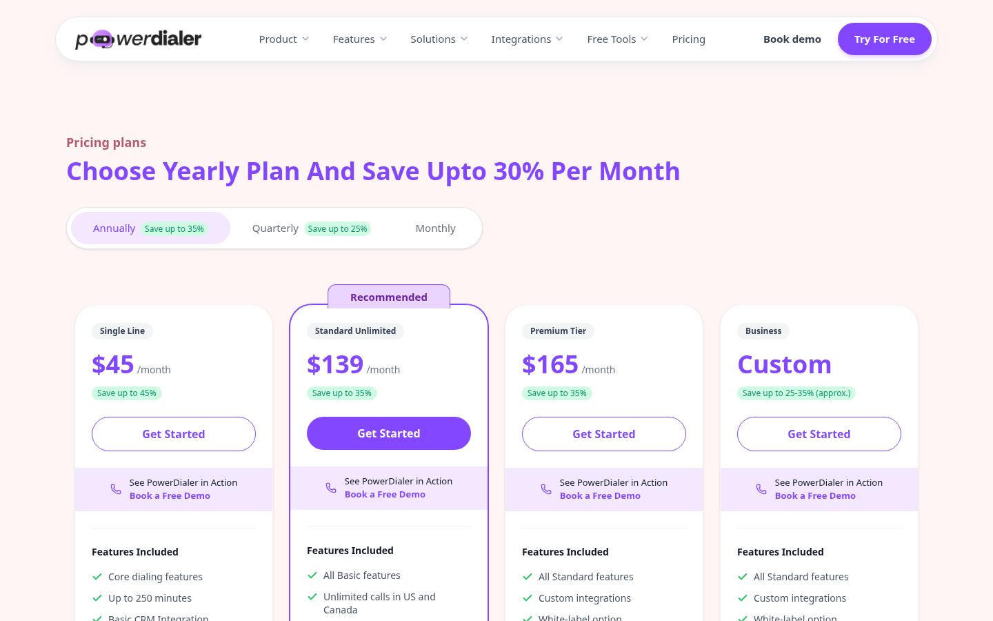Powerdialer Pricing