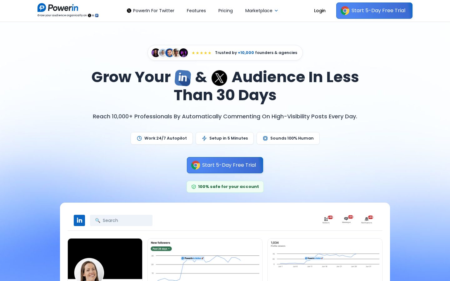 PowerIn Homepage