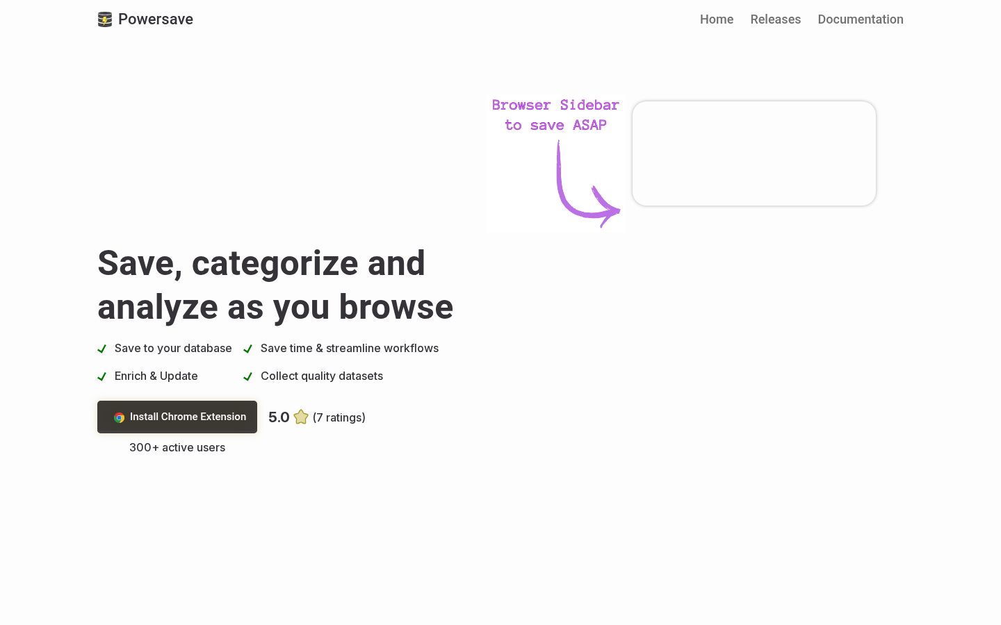 Powersave Homepage