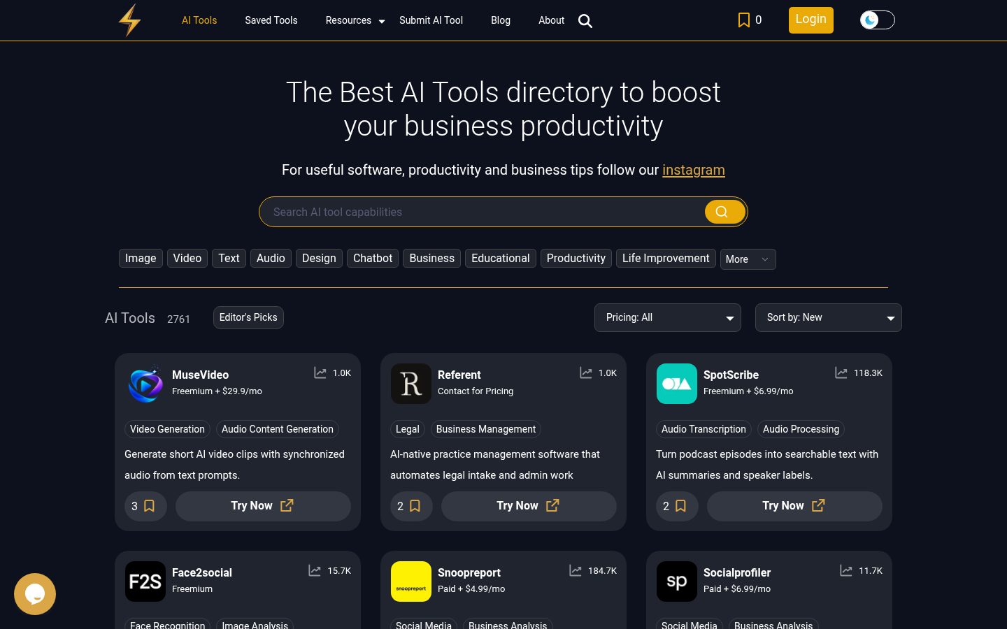Powerusers AI Homepage