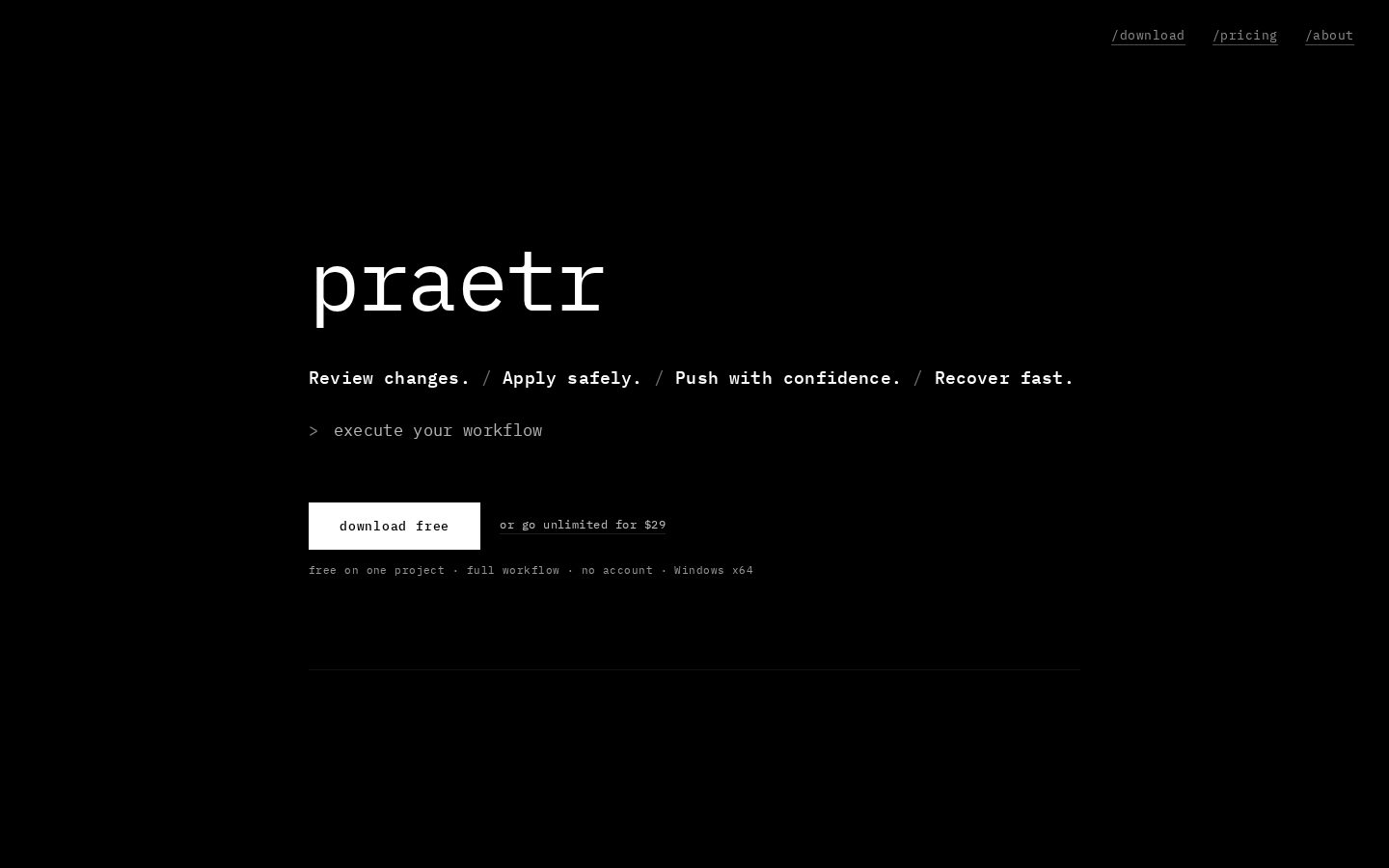 praetr Homepage