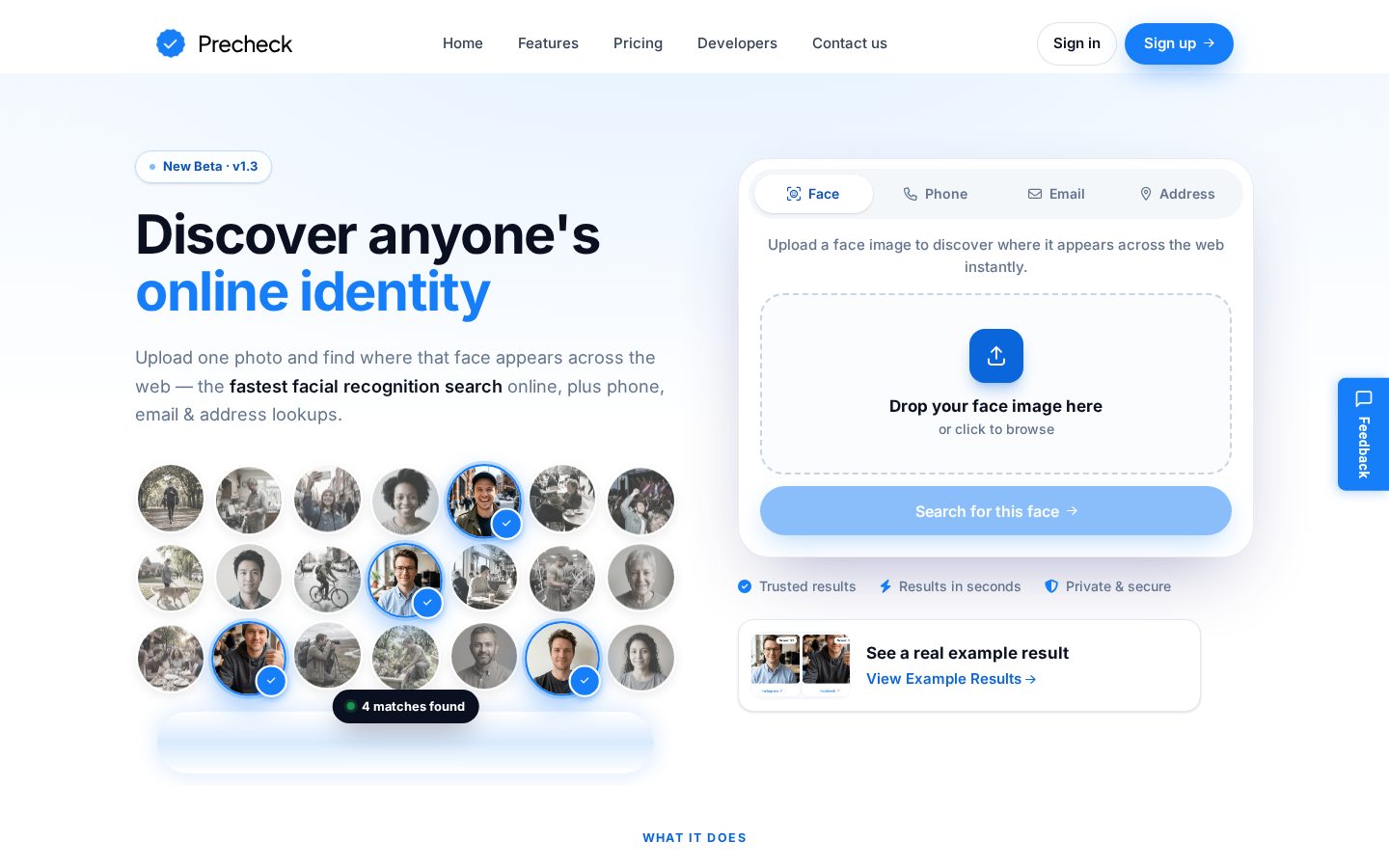 PreCheck Homepage