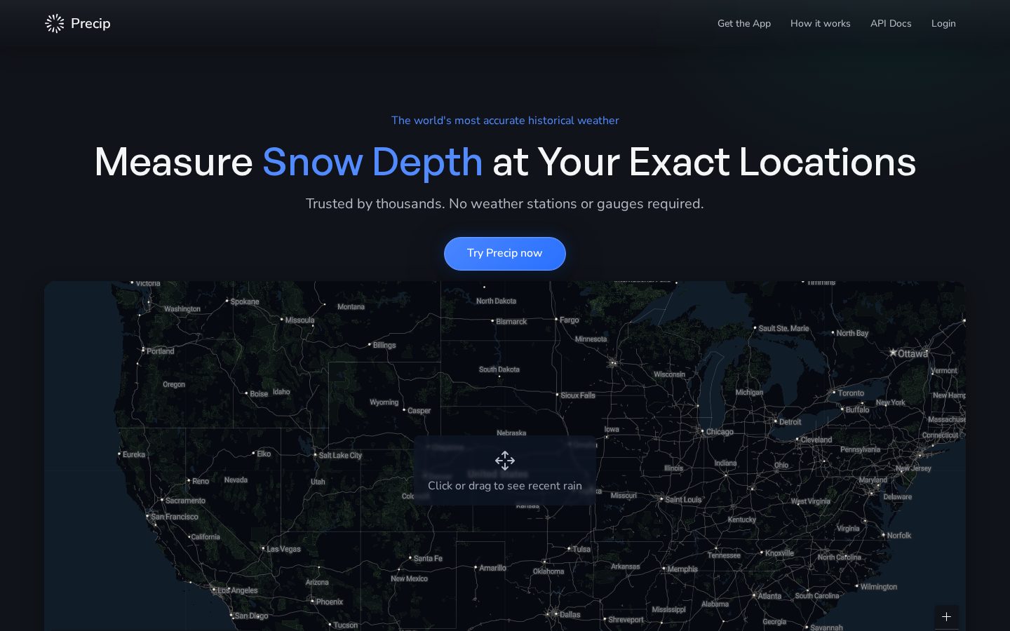 Precip Homepage