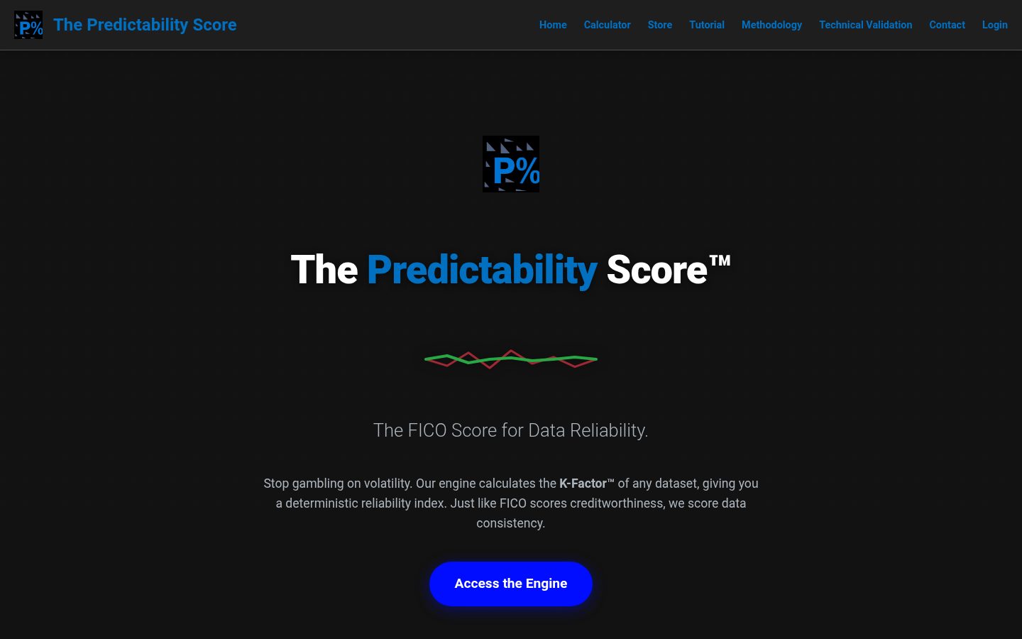 Predictability API Homepage