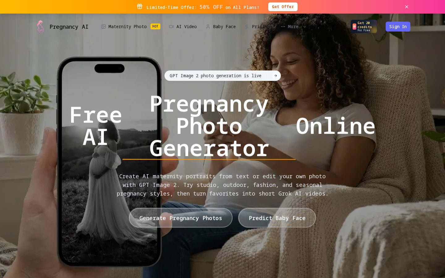 Pregnancy AI Homepage