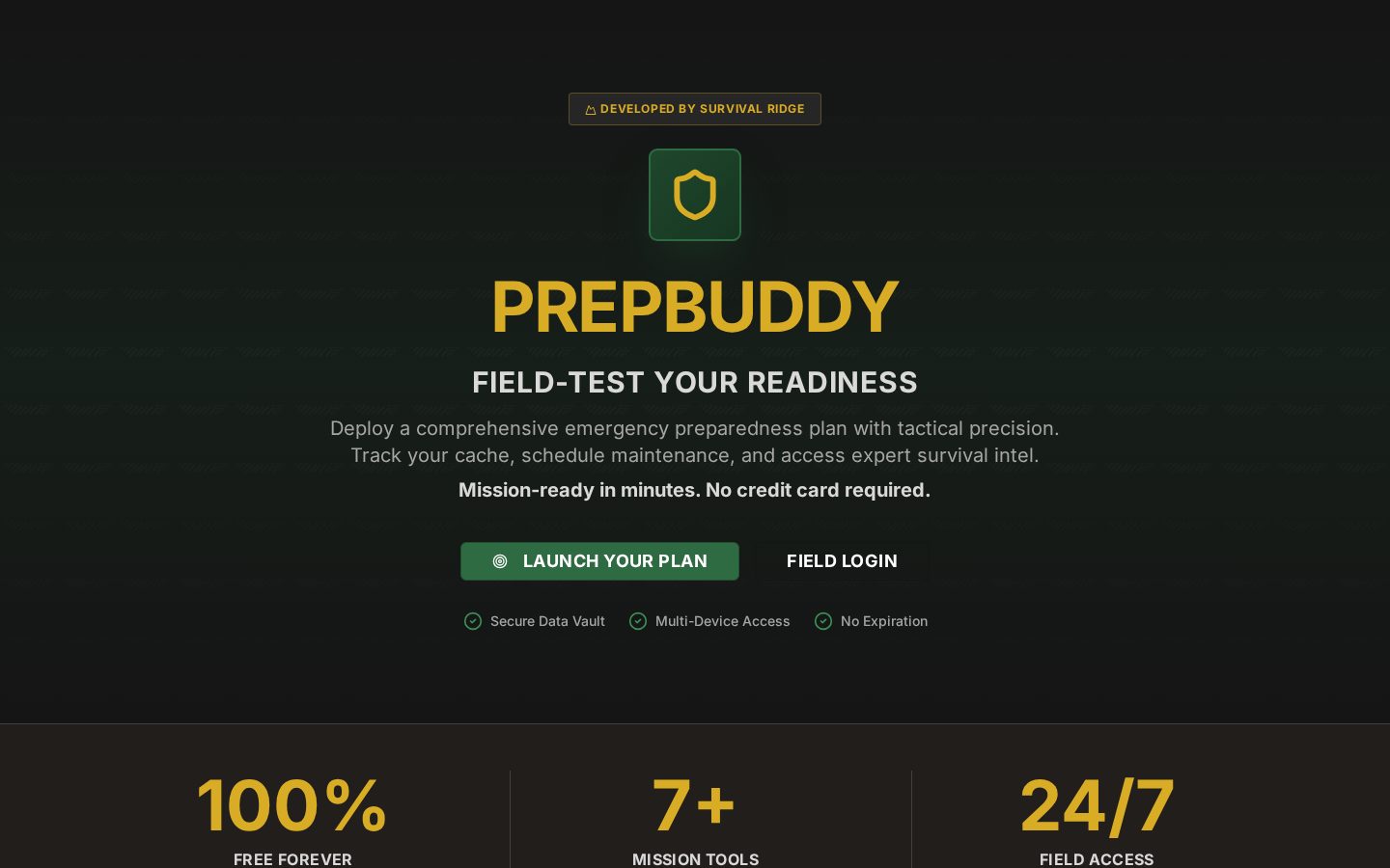 PrepBuddy Homepage