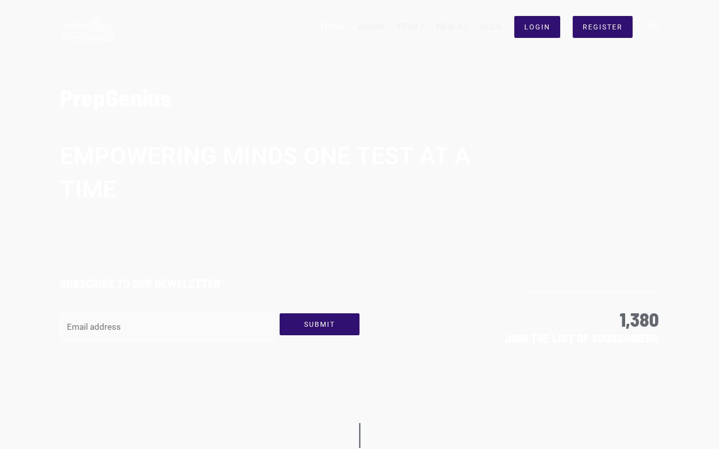 PrepGenius Homepage